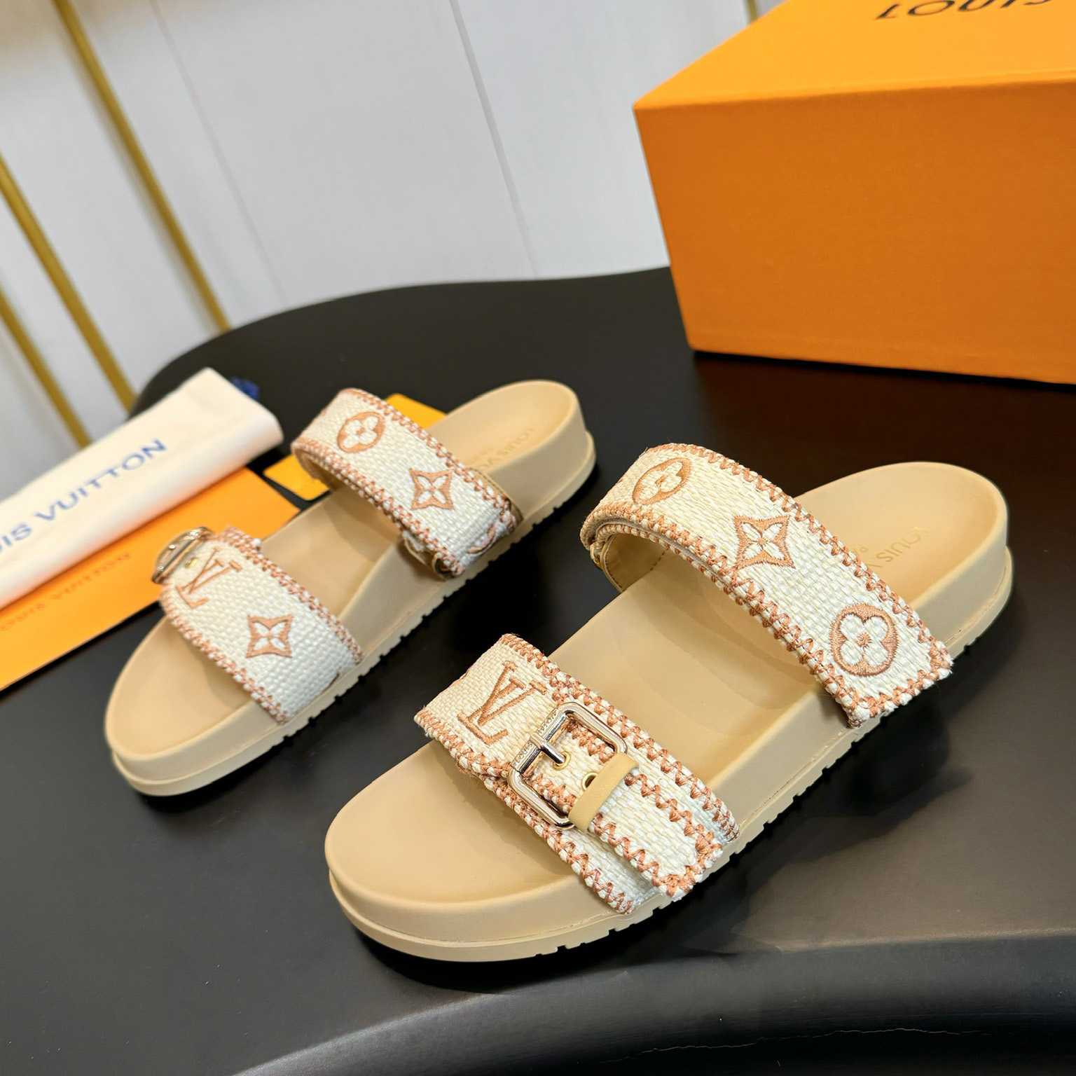 Louis Vuitton Bom Dia Flat Comfort Mule   - 