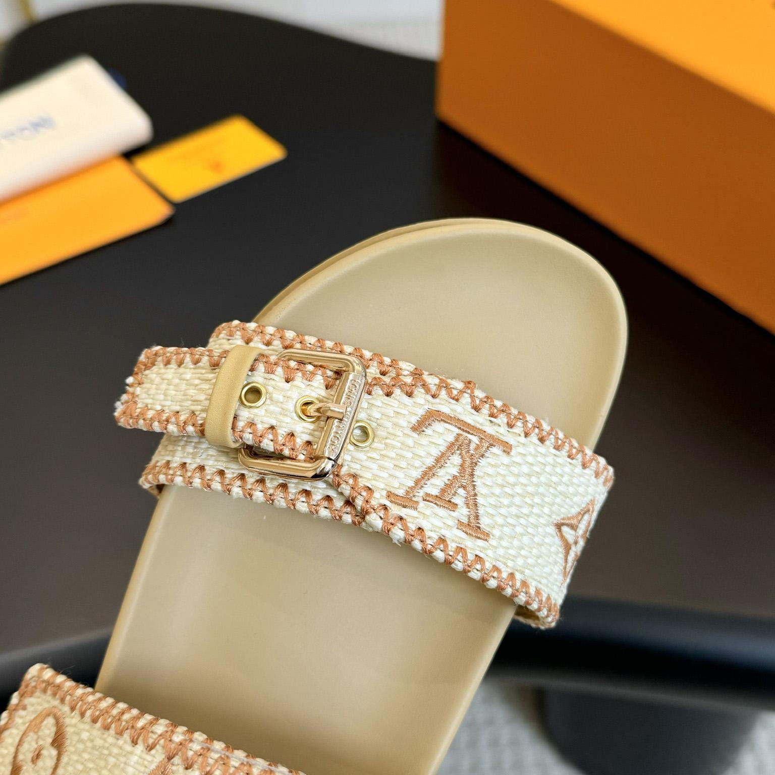 Louis Vuitton Bom Dia Flat Comfort Mule   - 