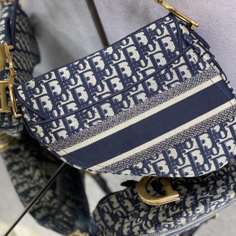 Dior Oblique Saddle Bag   25cm - 