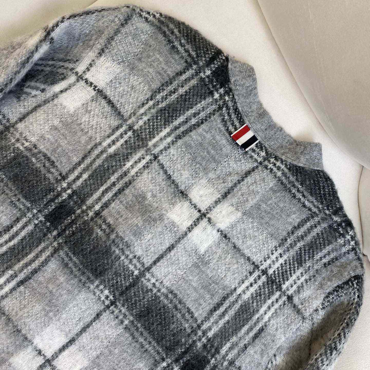 Thom Browne Jacquard-knit Mohair-blend Cardigan - 