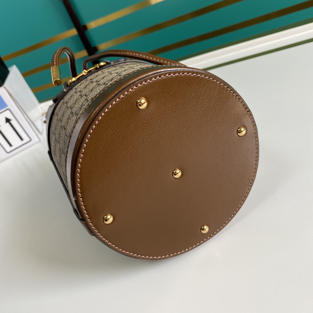 Gucci Horsebit 1955 Small Bucket Bag 'Beige'  (16-14-14cm) - 