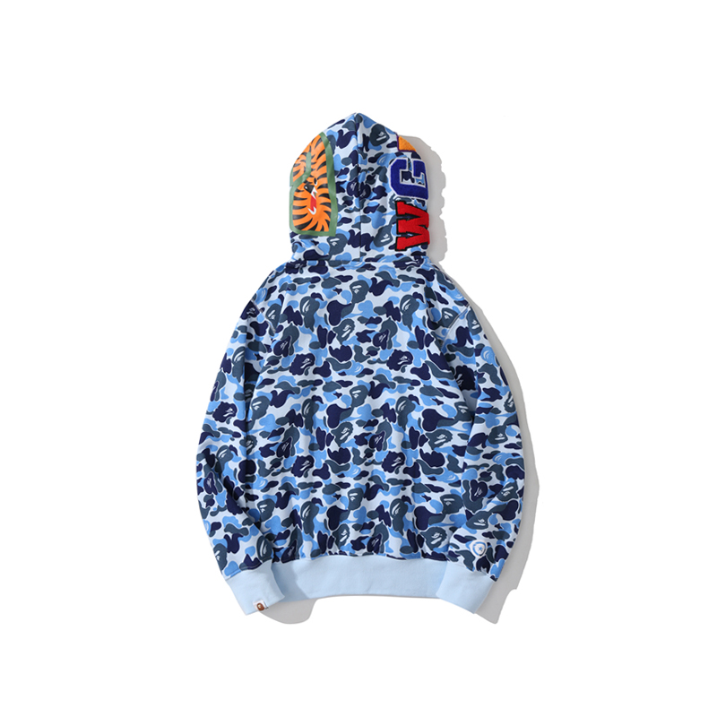 Bape Big ABC Camo Shark Full Zip Hoodie - 