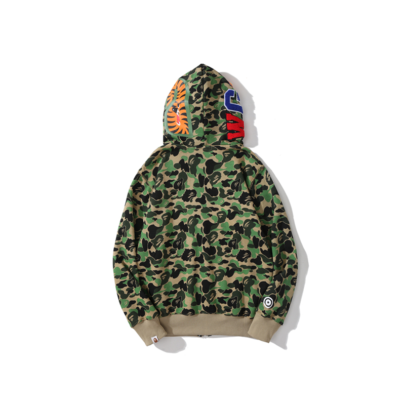 Bape Big ABC Camo Shark Full Zip Hoodie - 