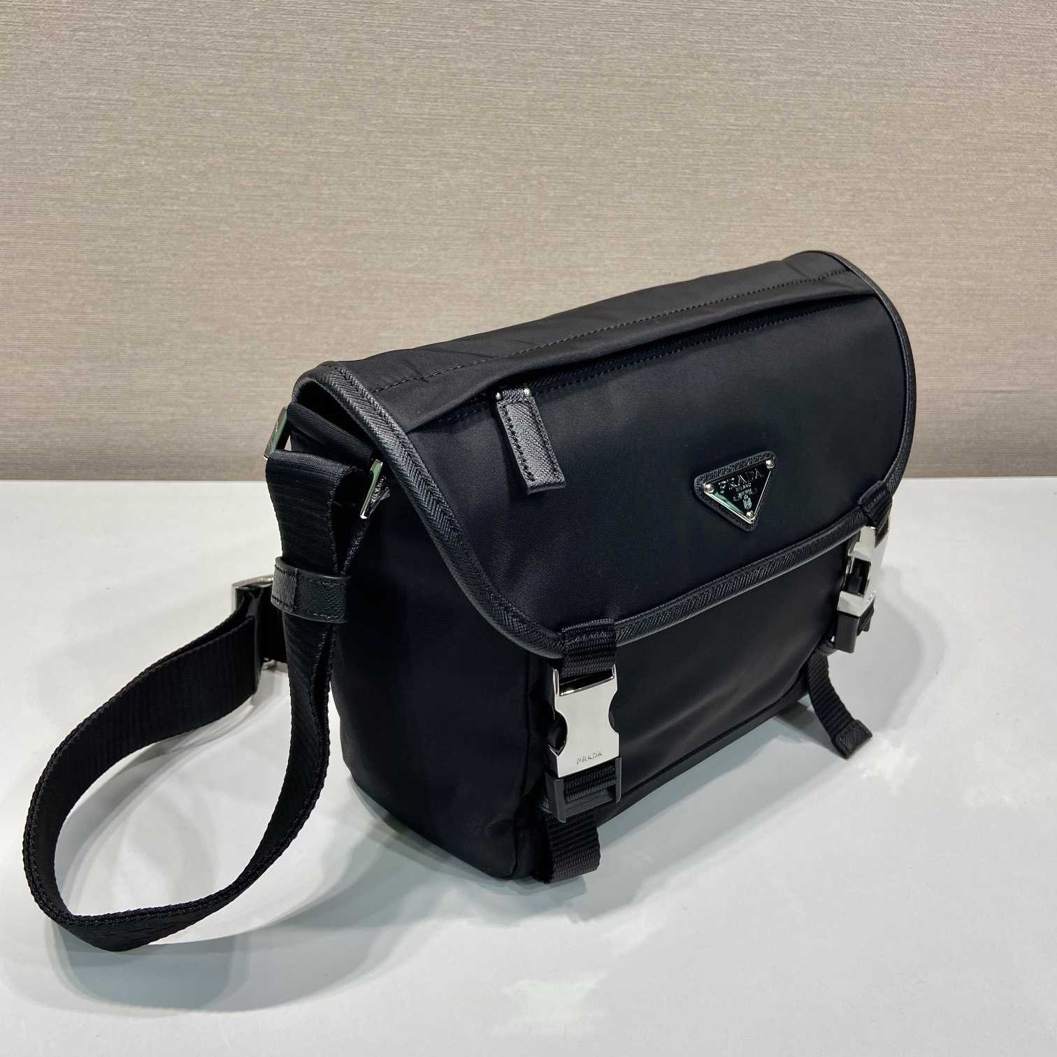 Prada Re-Nylon And Saffiano Leather Shoulder Bag - 