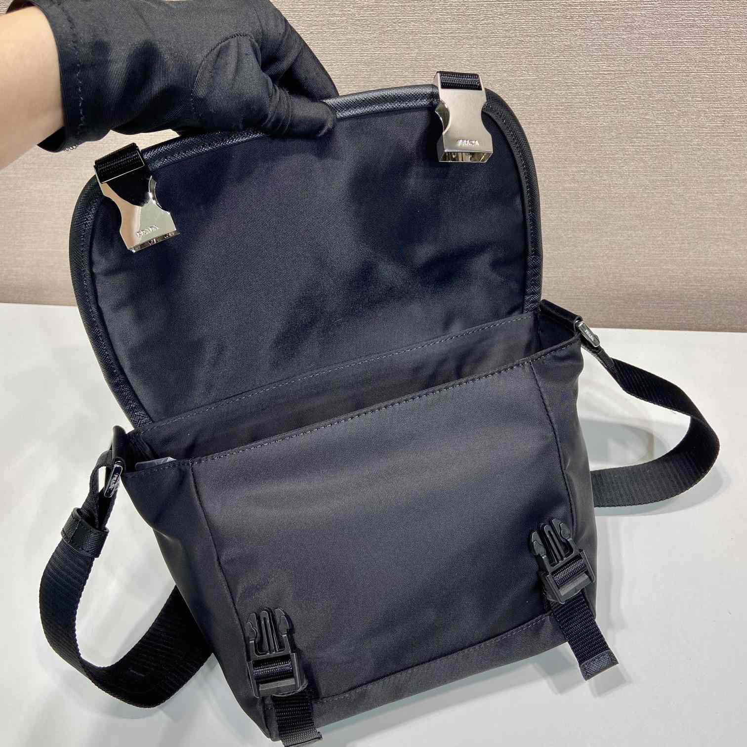 Prada Re-Nylon And Saffiano Leather Shoulder Bag - 