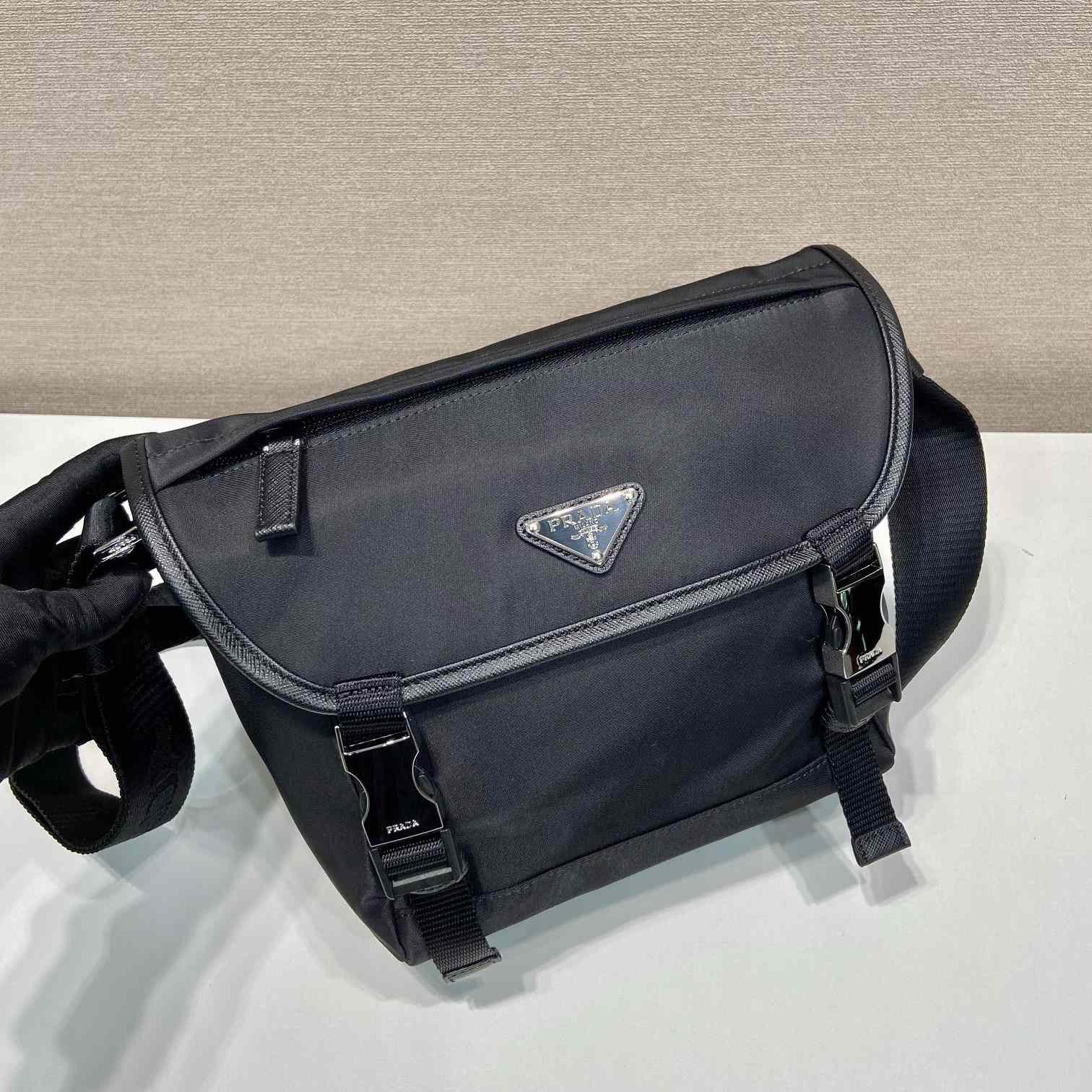 Prada Re-Nylon And Saffiano Leather Shoulder Bag - 