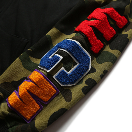 Bape Full Zip Double Hoodie - 