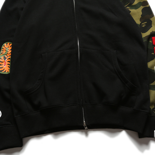 Bape Full Zip Double Hoodie - 