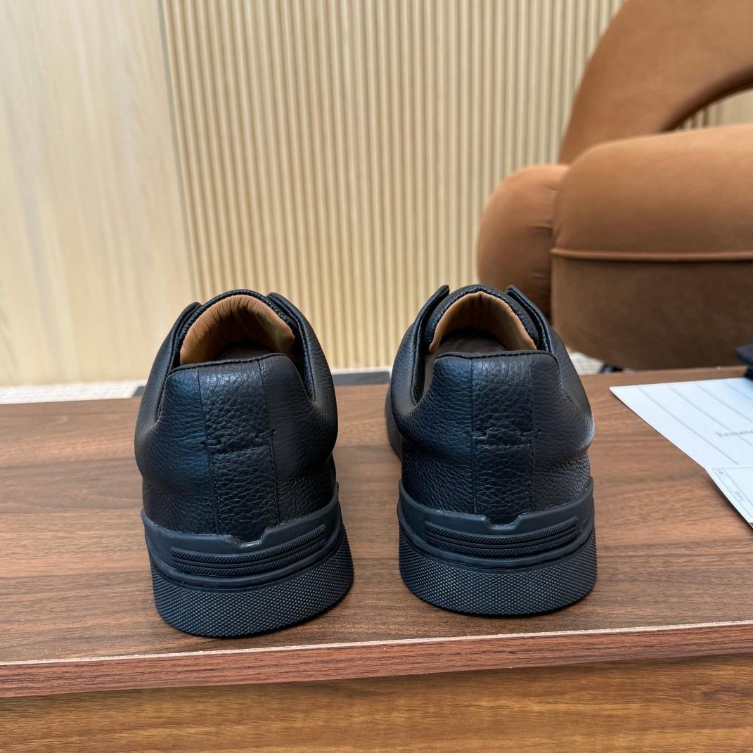 Zegna Leather Sneakers - 