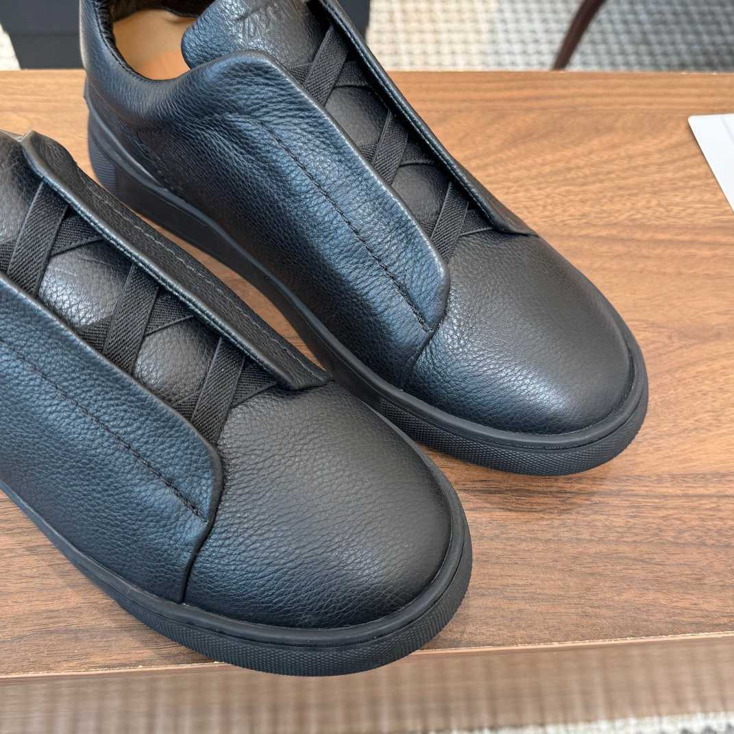 Zegna Leather Sneakers - 