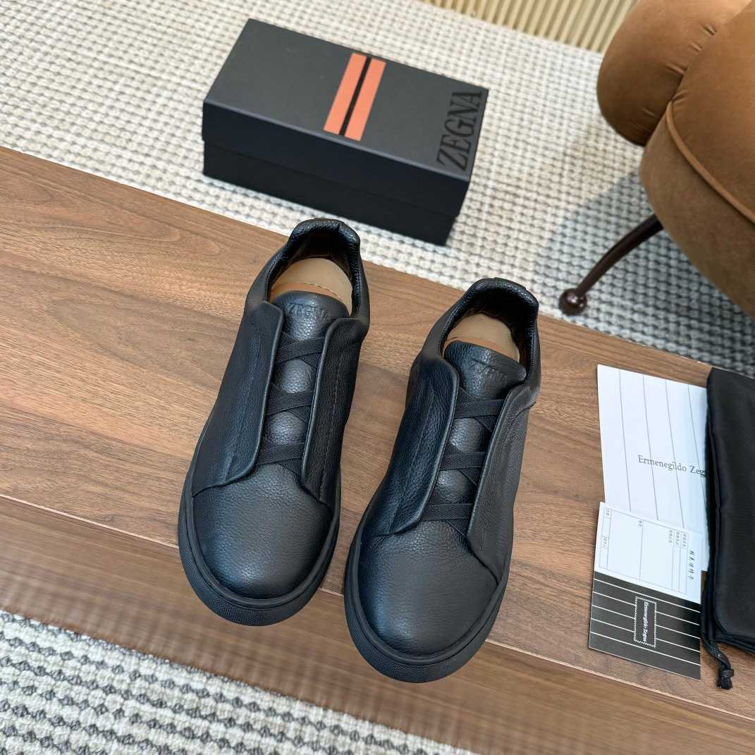 Zegna Leather Sneakers - 