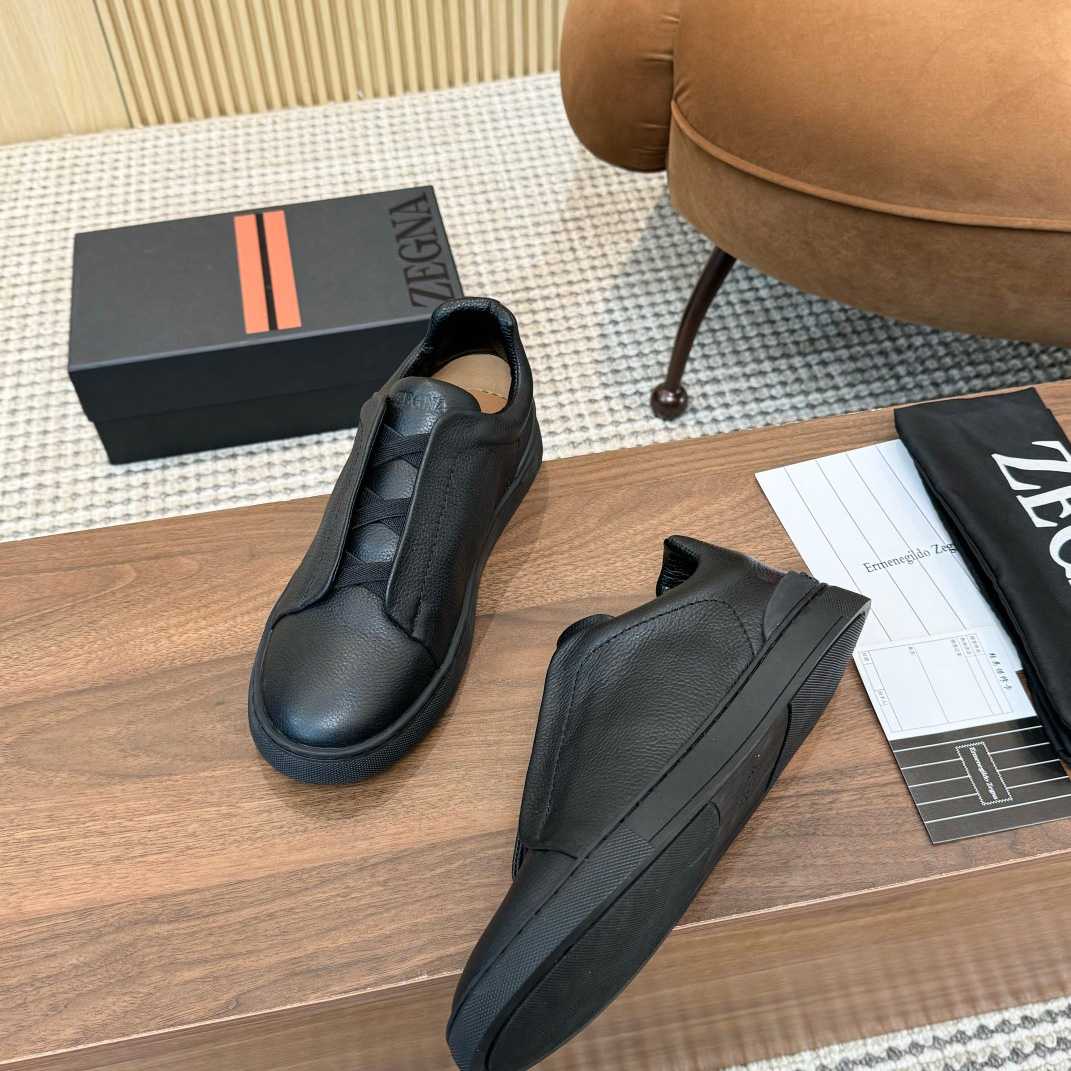 Zegna Leather Sneakers - 