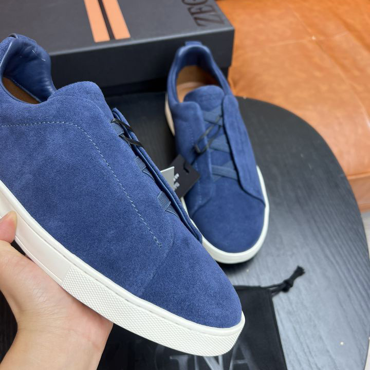 Zegna Suede Triple Stitch™ Sneakers - 