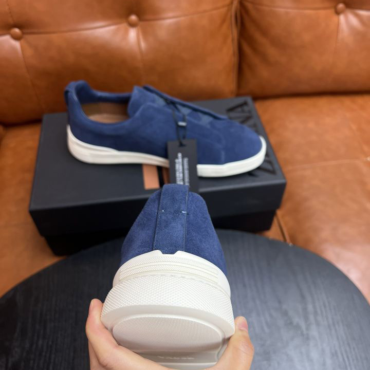 Zegna Suede Triple Stitch™ Sneakers - 