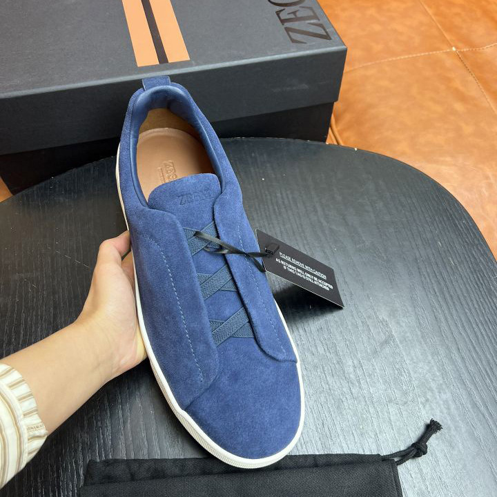 Zegna Suede Triple Stitch™ Sneakers - 