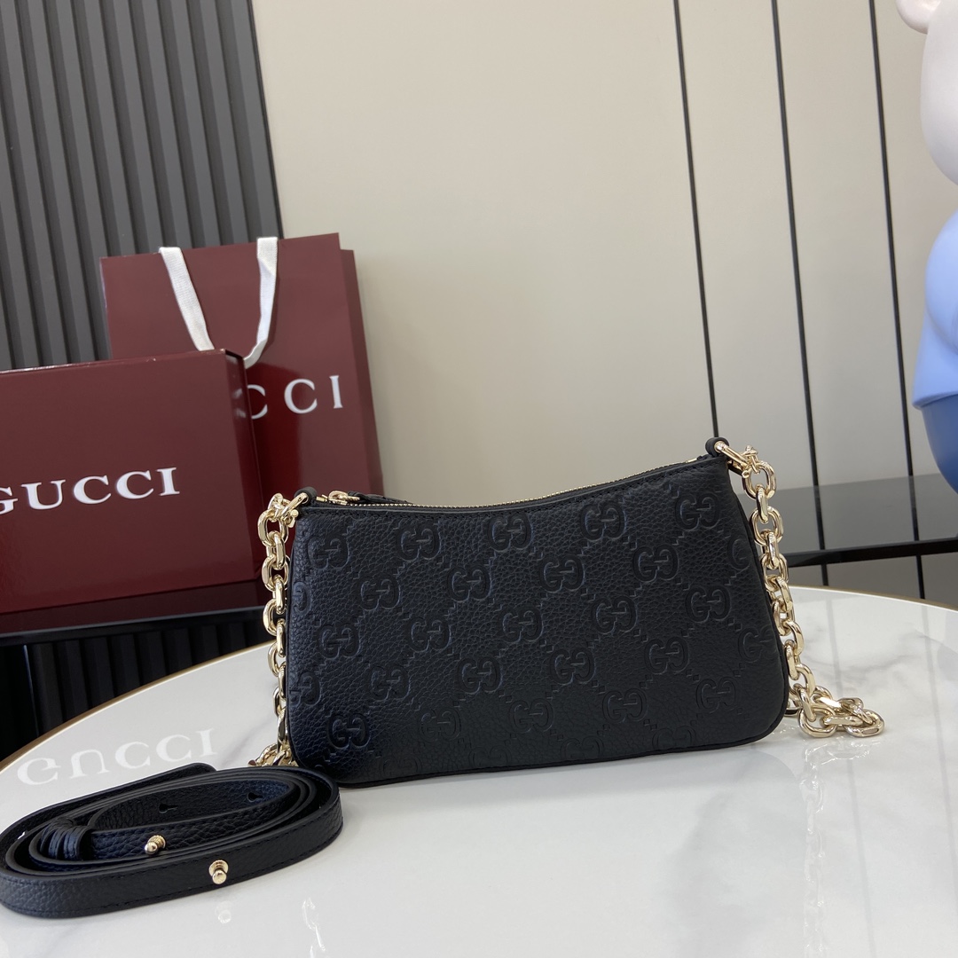 Gucci GG Emblem Super Mini Bag - 