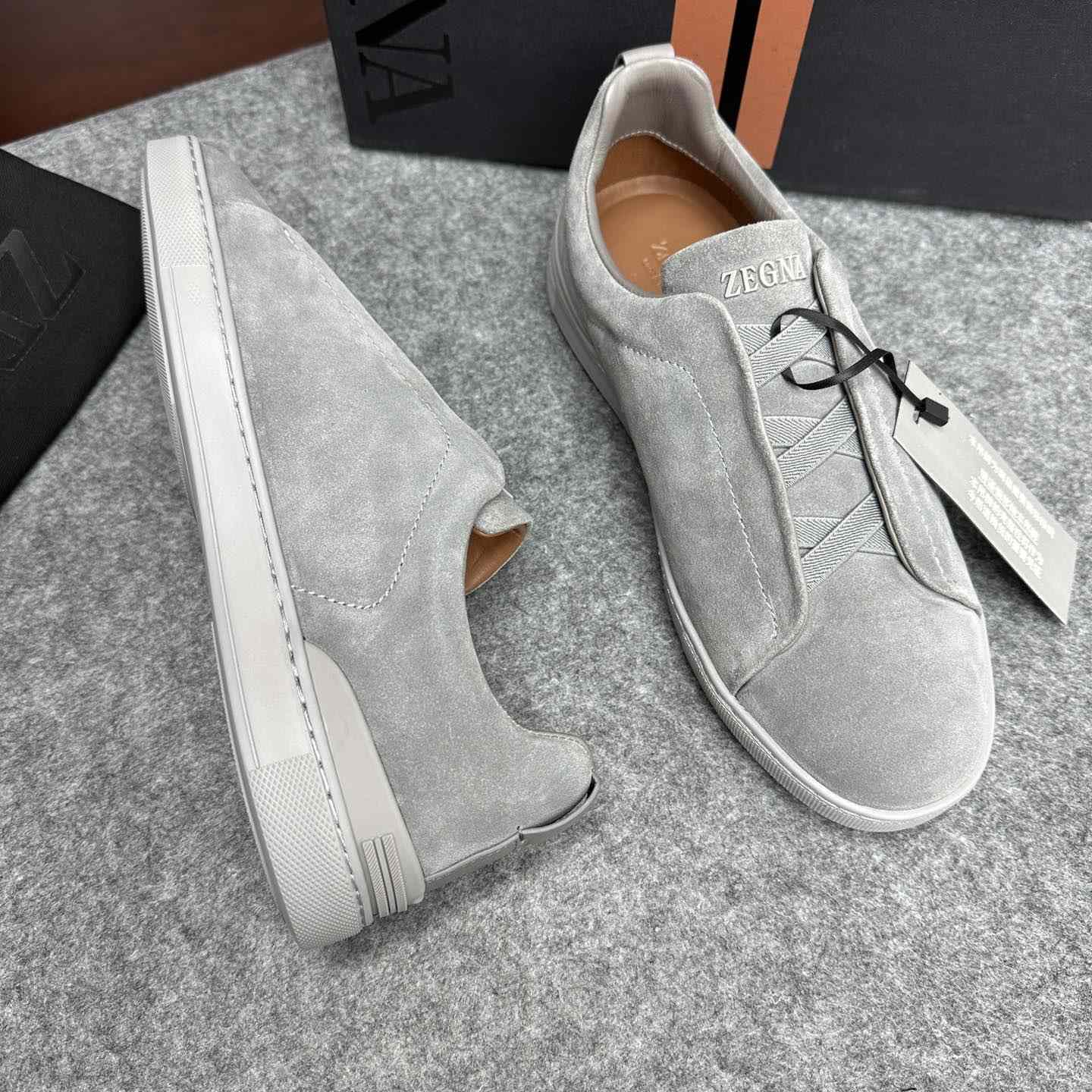 Zegna Suede Triple Stitch™ Sneakers - 