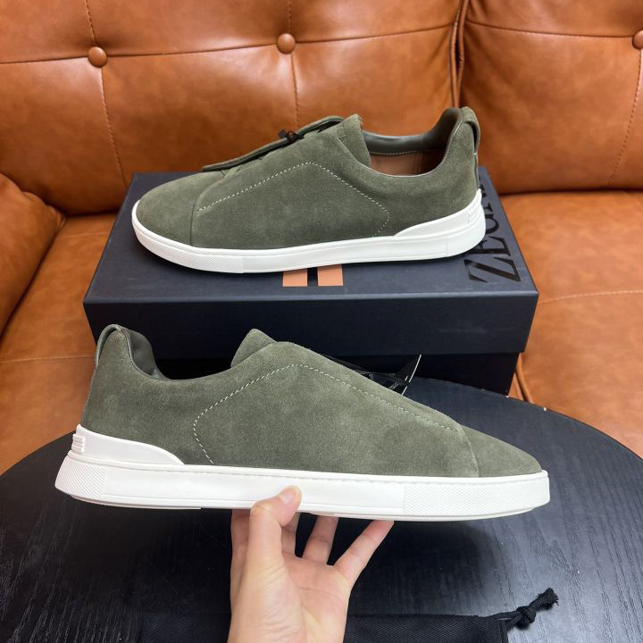 Zegna Suede Triple Stitch™ Sneakers - 