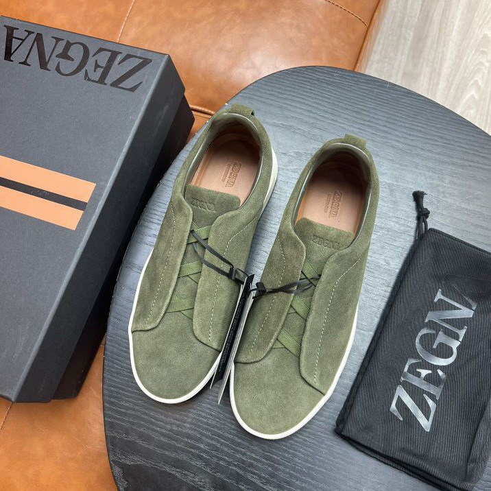 Zegna Suede Triple Stitch™ Sneakers - 