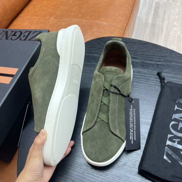 Zegna Suede Triple Stitch™ Sneakers - 