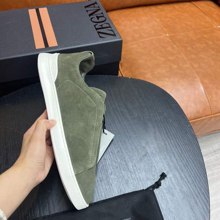 Zegna Suede Triple Stitch™ Sneakers - 