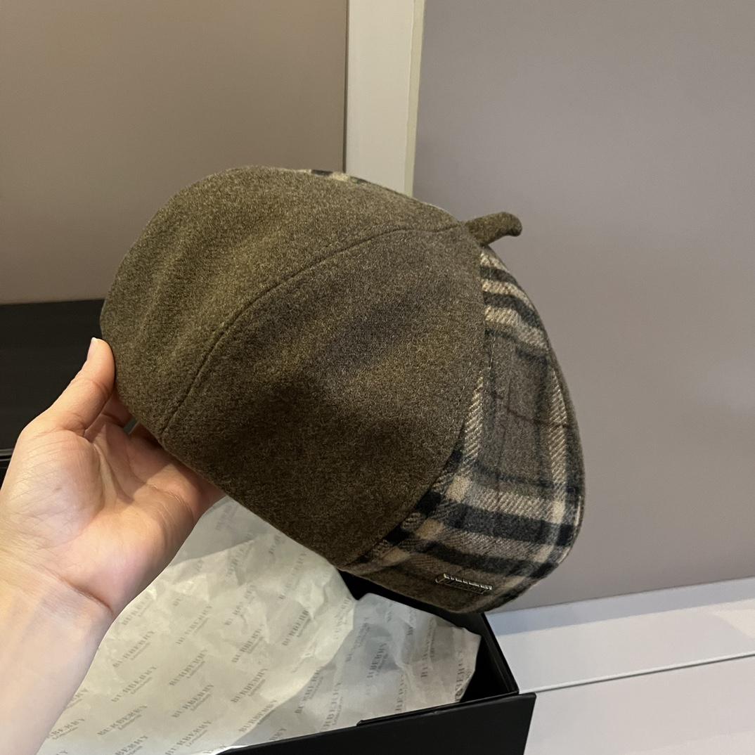 Burberry Beret Hat - 