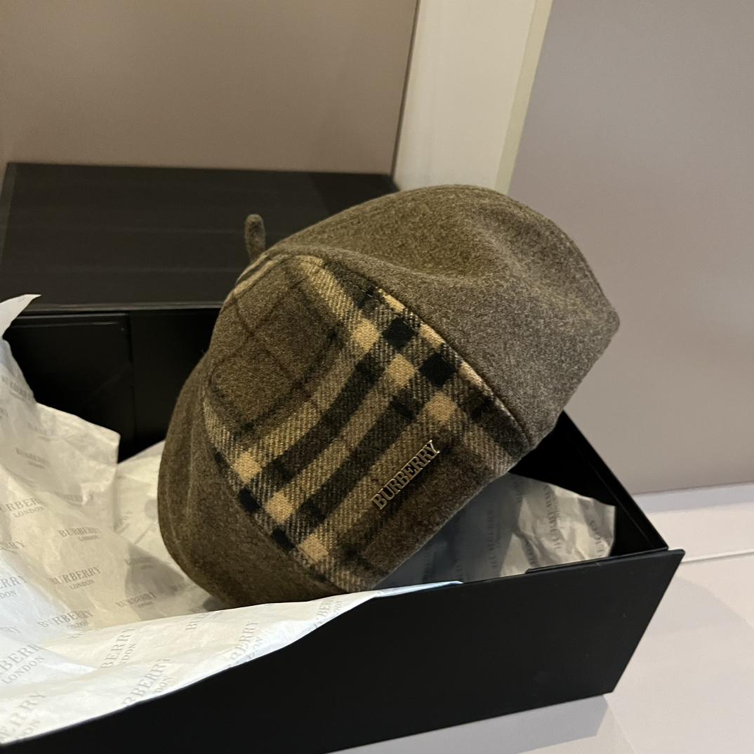 Burberry Beret Hat - 