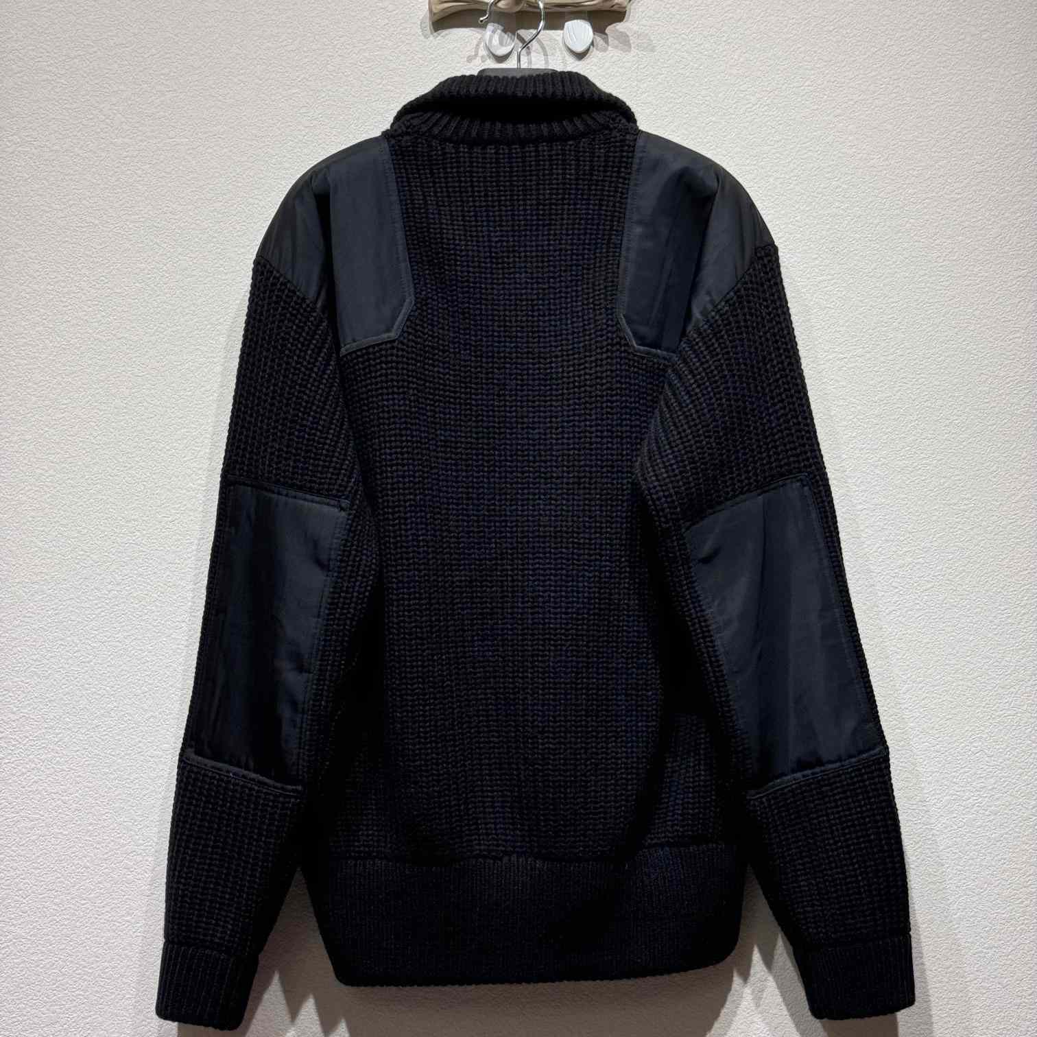 Prada Wool And Cashmere Cardigan With Re-Nylon Details - 