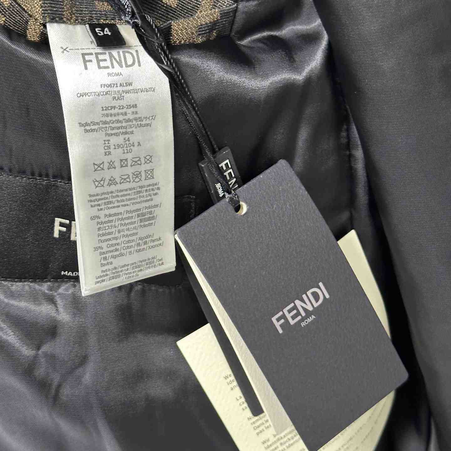 Fendi Canvas FF Eclissi Jacket - 