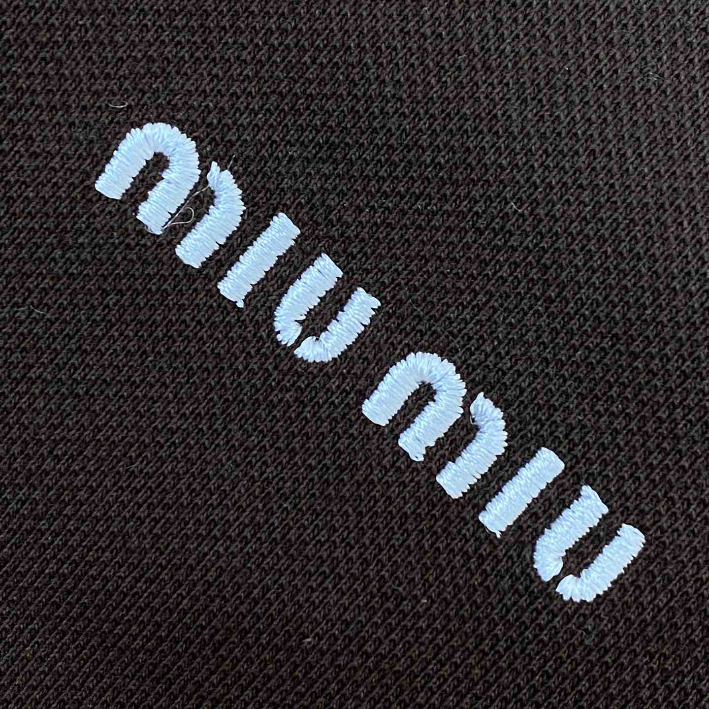 Miu Miu Piqué and Jersey Polo Shirt - 