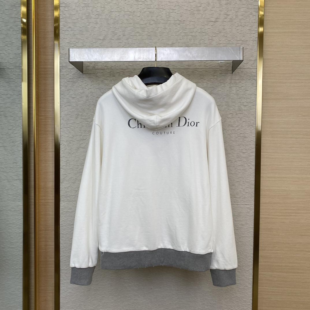 Christian Dior Couture Hooded Lined Sweatshirt  - 