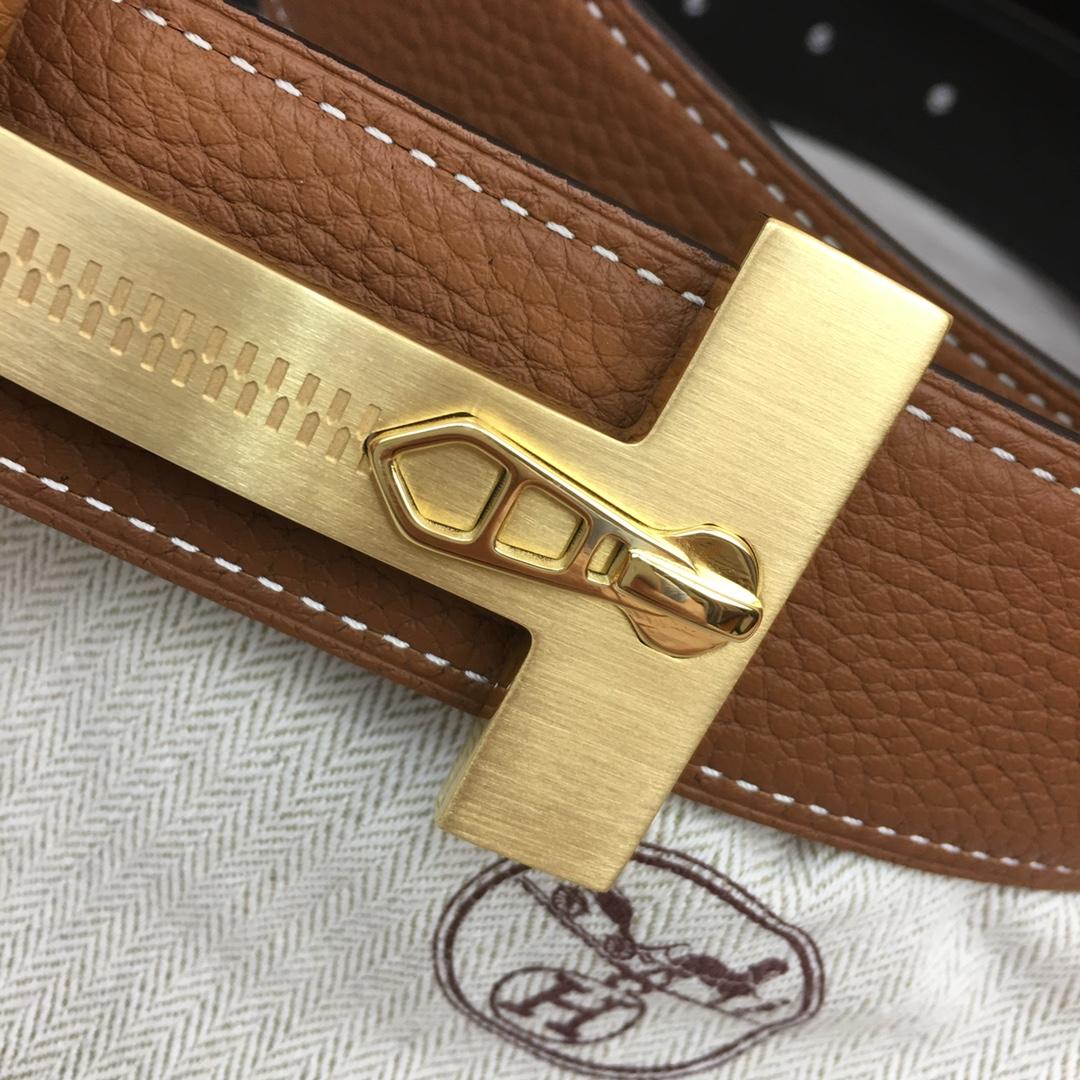 Hermes Leather H Buckle Belt - 