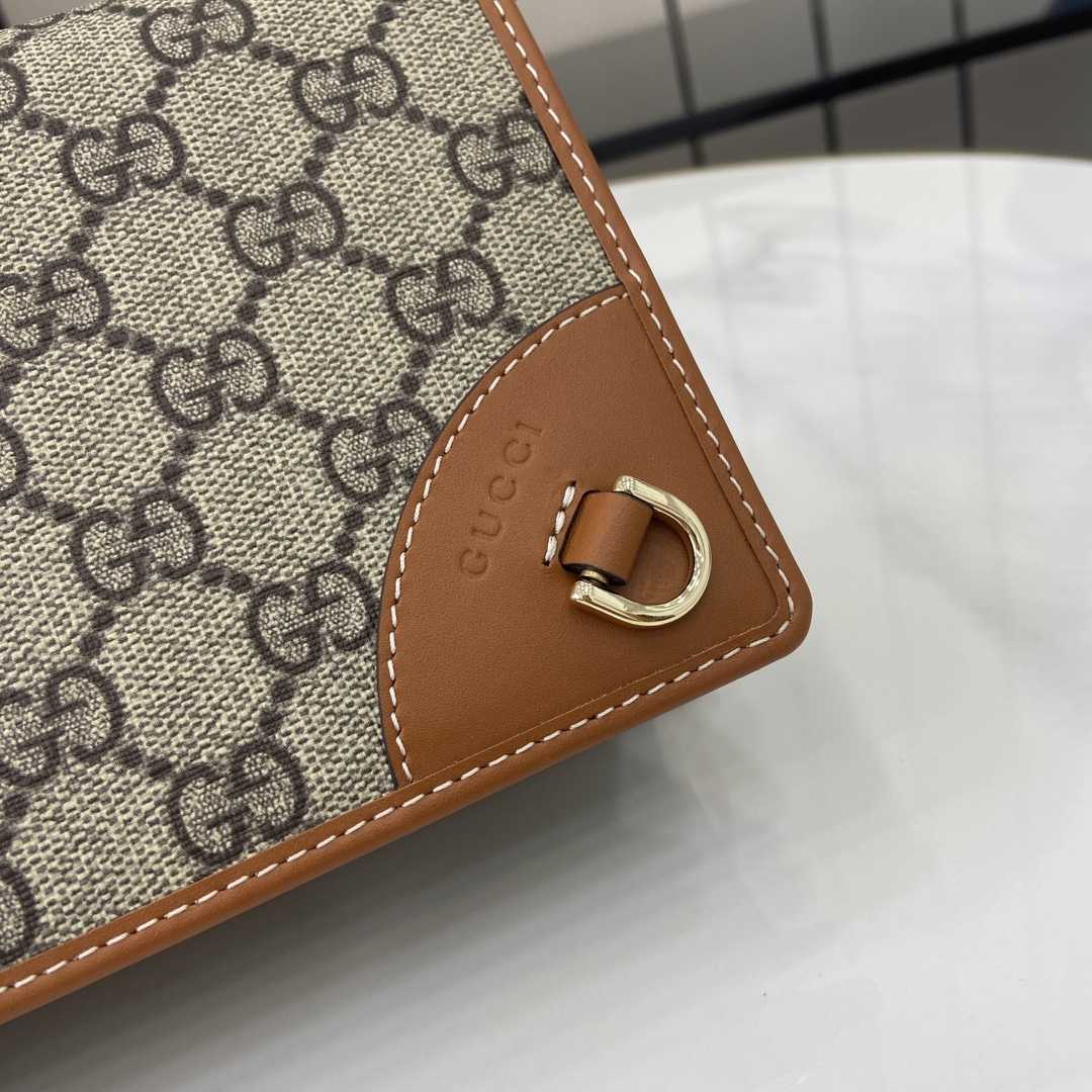 Gucci GG Emblem Super Mini Shoulder Bag - 