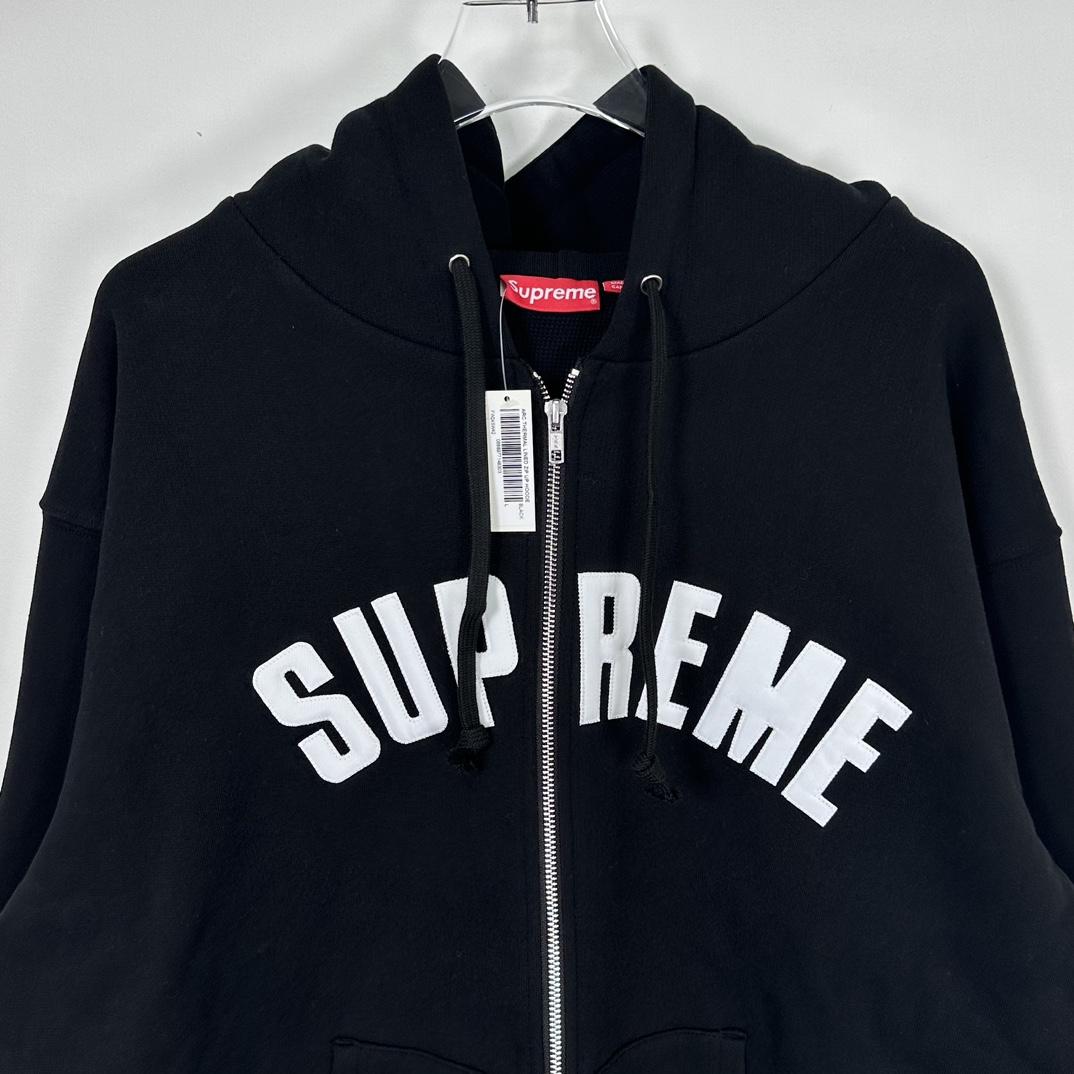 Supreme Arc Thermal Zip Up Hooded Sweatshirt - 