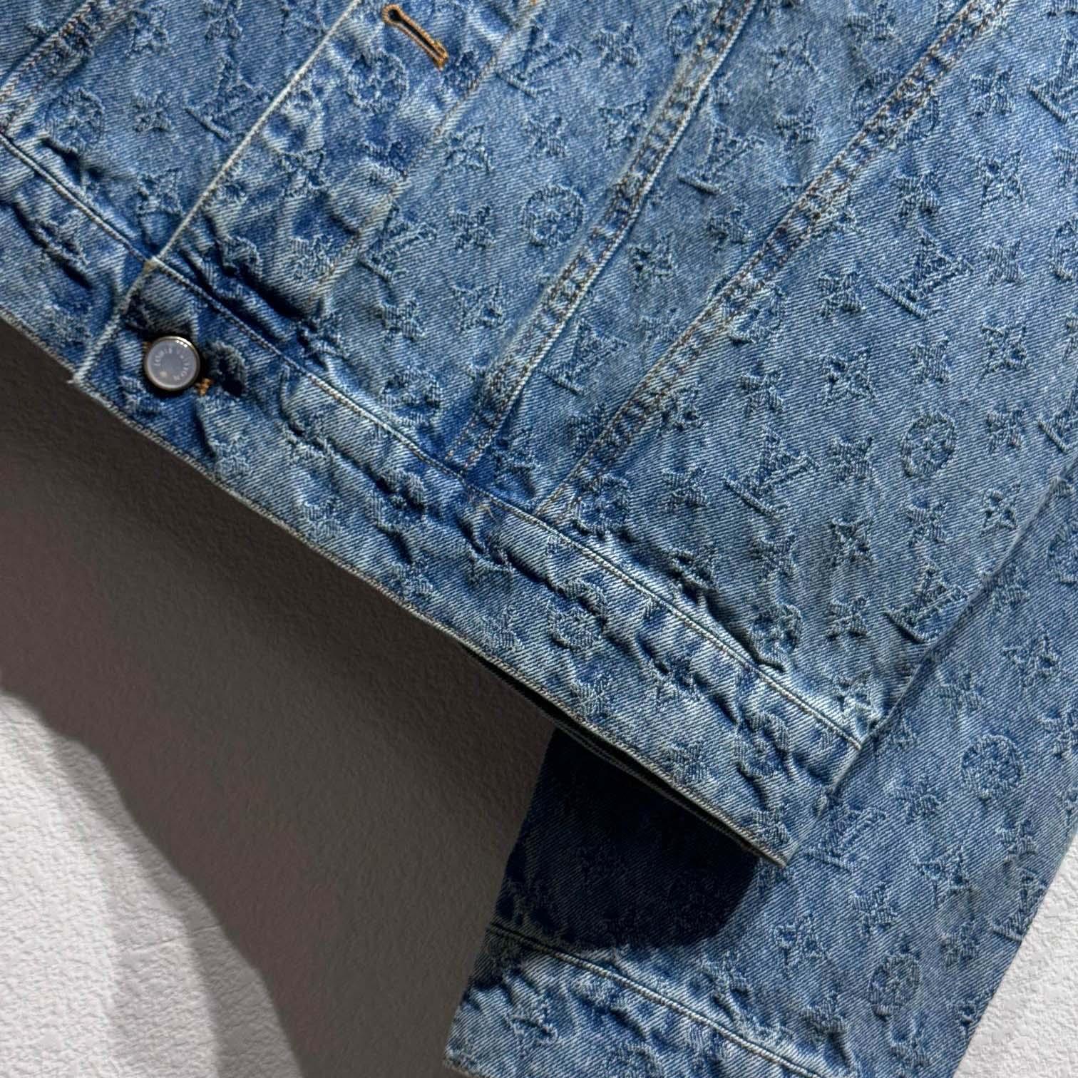 Louis Vuitton Monogram Jacquard Denim Jacket  1AGHUL - 
