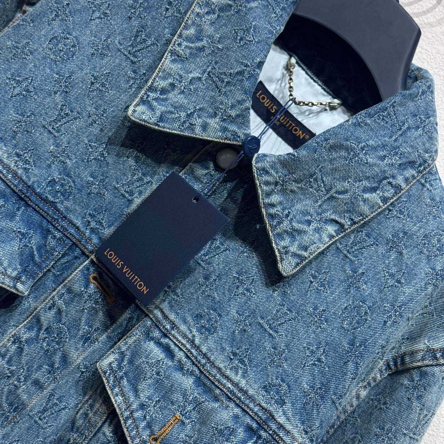 Louis Vuitton Monogram Jacquard Denim Jacket  1AGHUL - 
