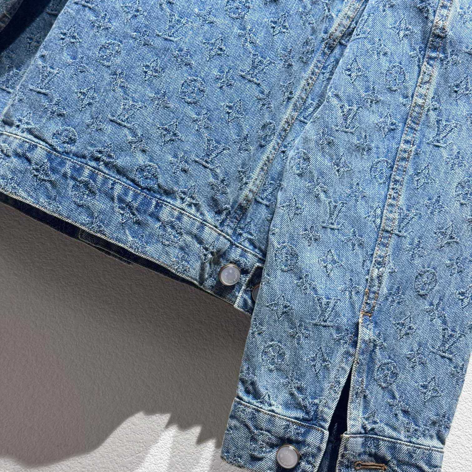 Louis Vuitton Monogram Jacquard Denim Jacket  1AGHUL - 