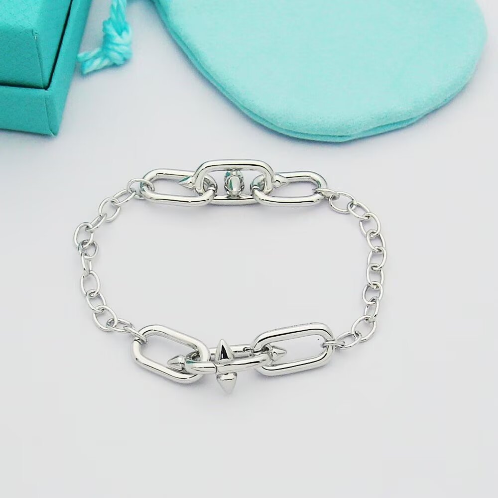 Tiffany & Co. Tiffany Titan by Pharrell Williams Medium Link Station Bracelet  - 