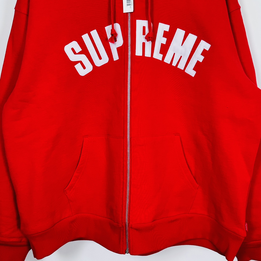 Supreme Arc Thermal Zip Up Hooded Sweatshirt - 