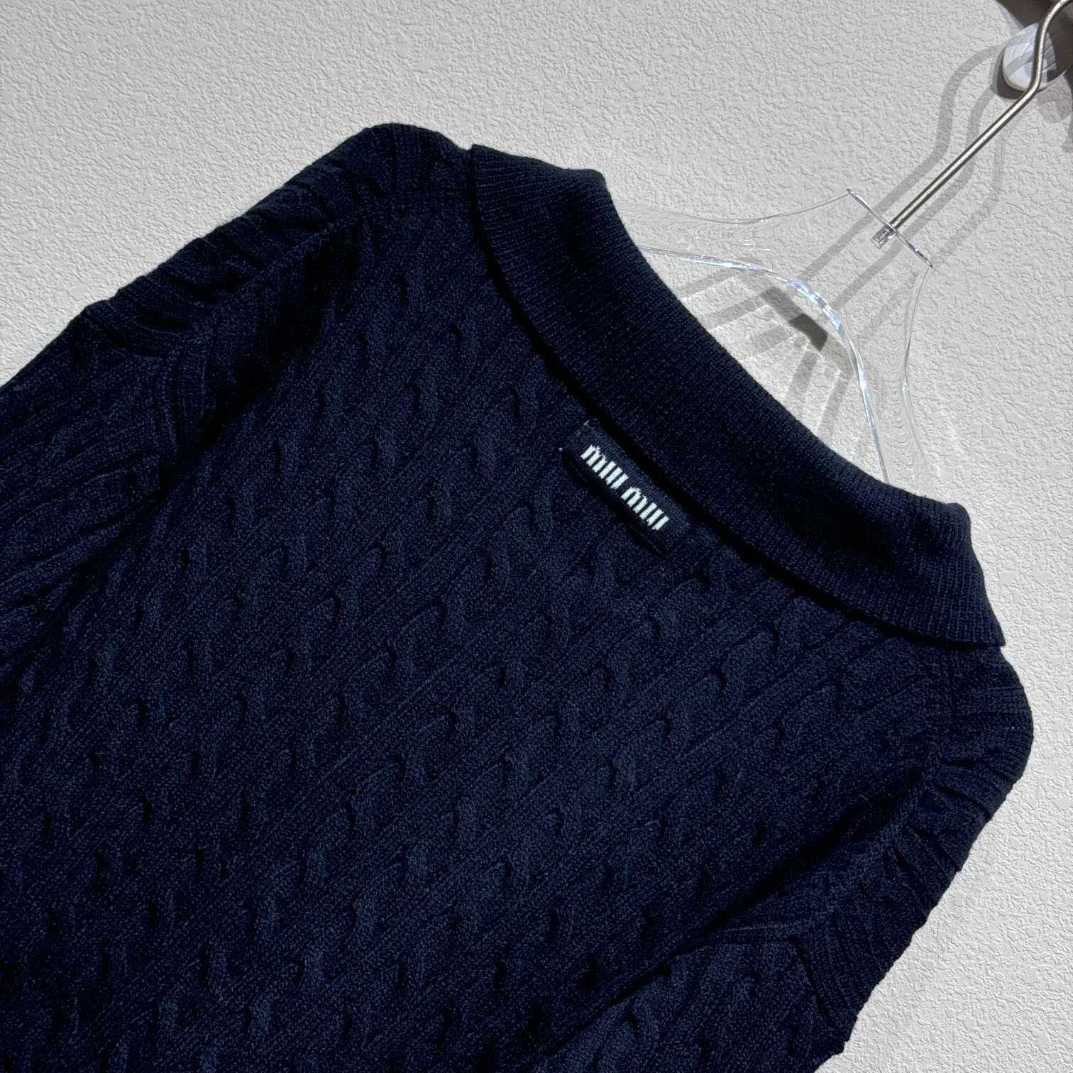 Miu Miu Cashmere Knit Polo Shirt - 