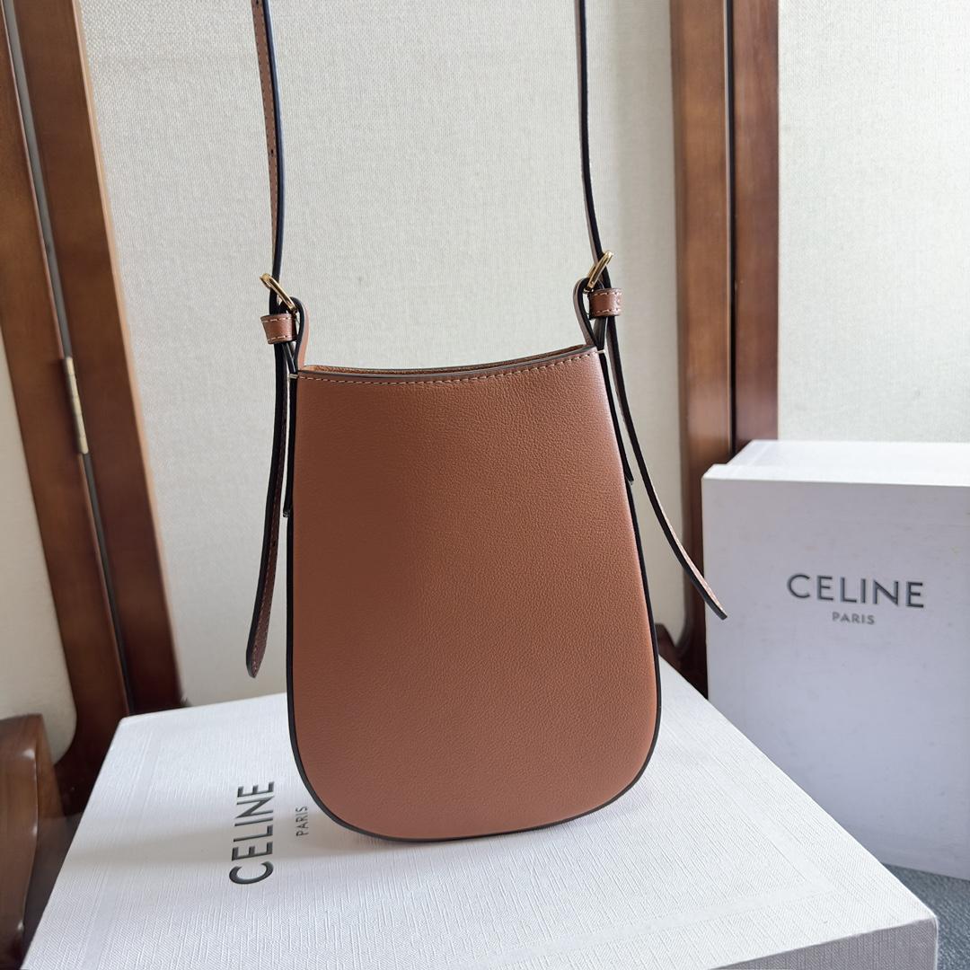 Celine Phone Pouch Heloise In Supple Calfskin - 
