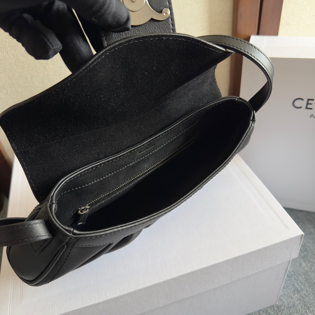 Celine Teen Celine Polly In Supple Calfskin - DesignerGu