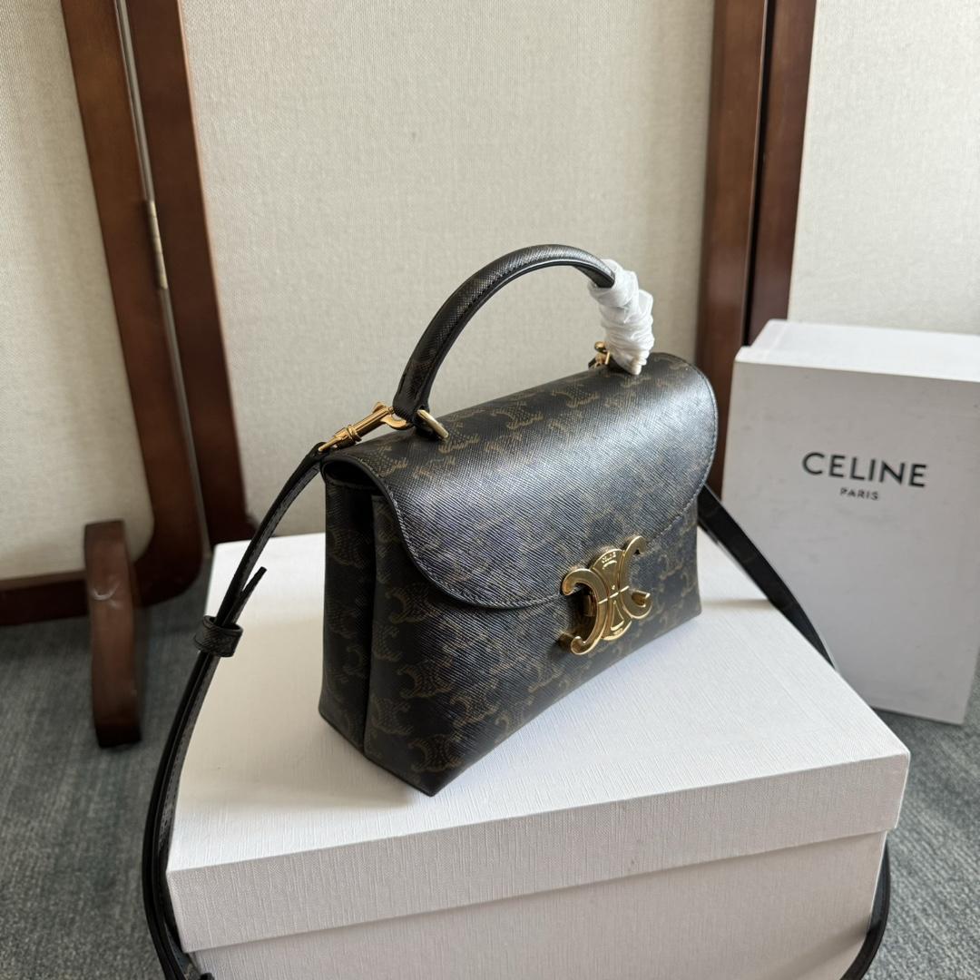 Celine Teen Nino Bag In Triomphe Canvas - 