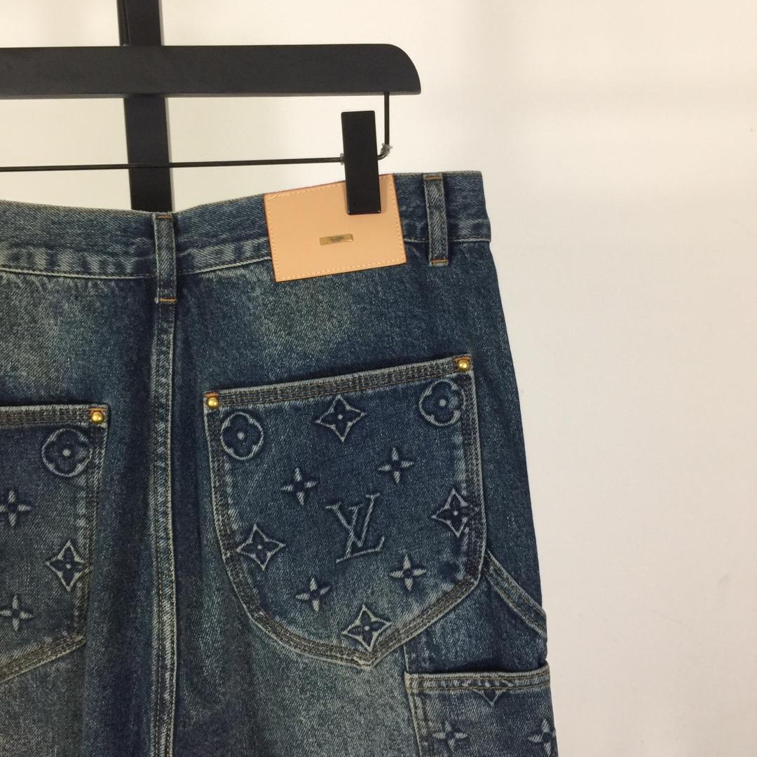 Louis Vuitton Monogram Carpenter Jeans - 
