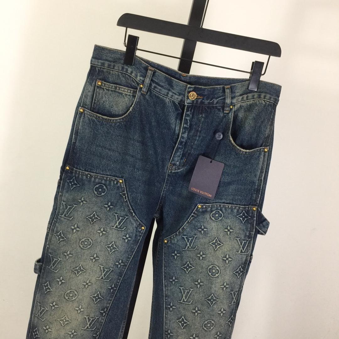 Louis Vuitton Monogram Carpenter Jeans - 