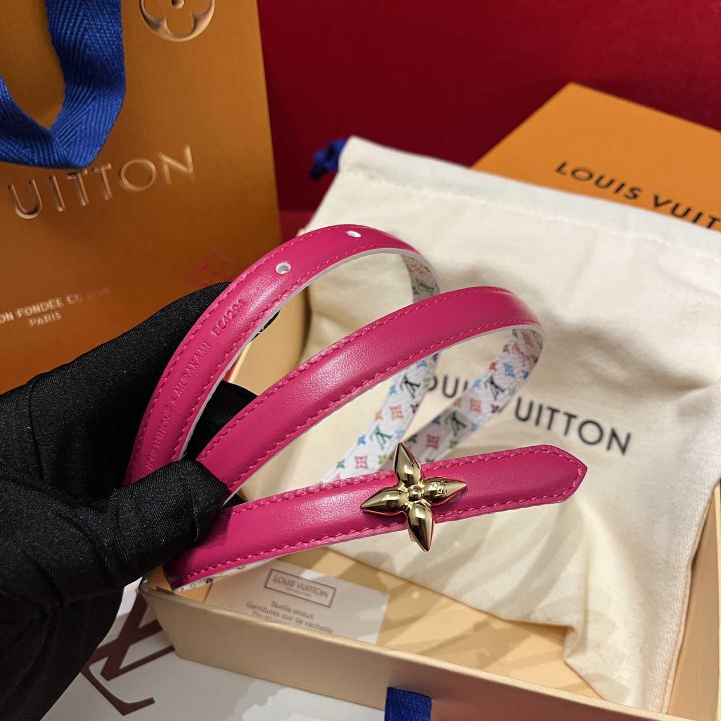 Louis Vuitton LV x TM LV D-Ring 15mm Belt    - 