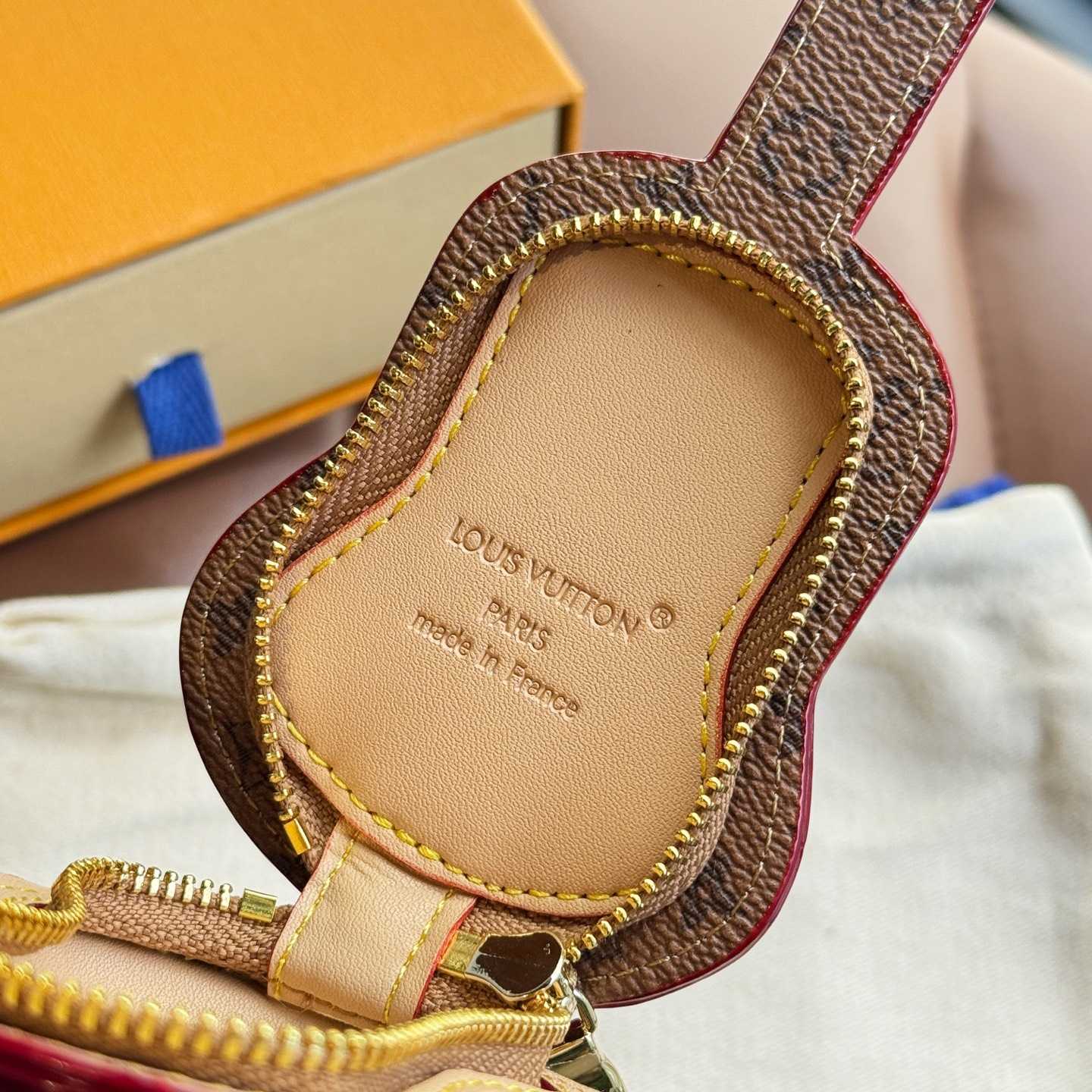 Louis Vuitton Guitar Pouch Bag Charm   M02032 - 