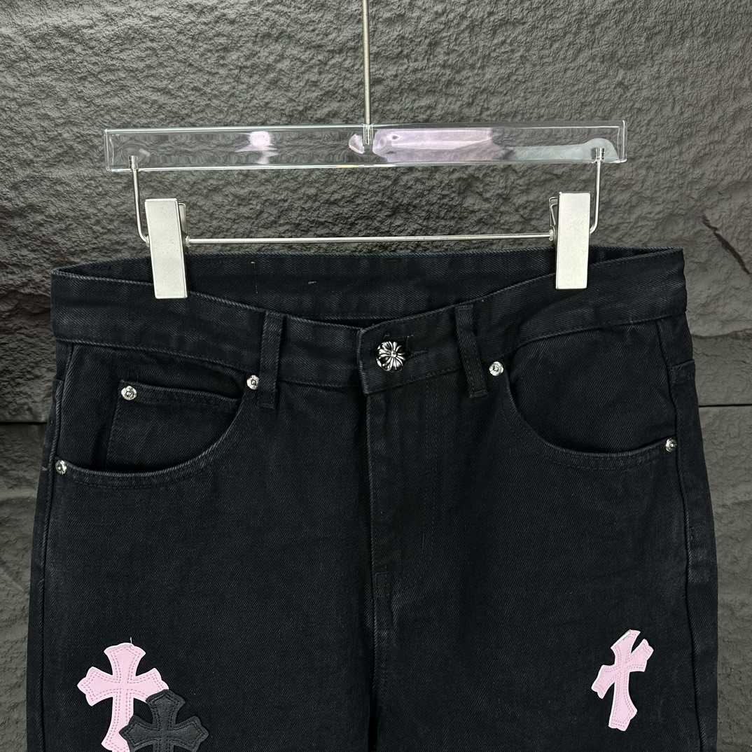 Chrome Hearts Straight Leg Jeans - 