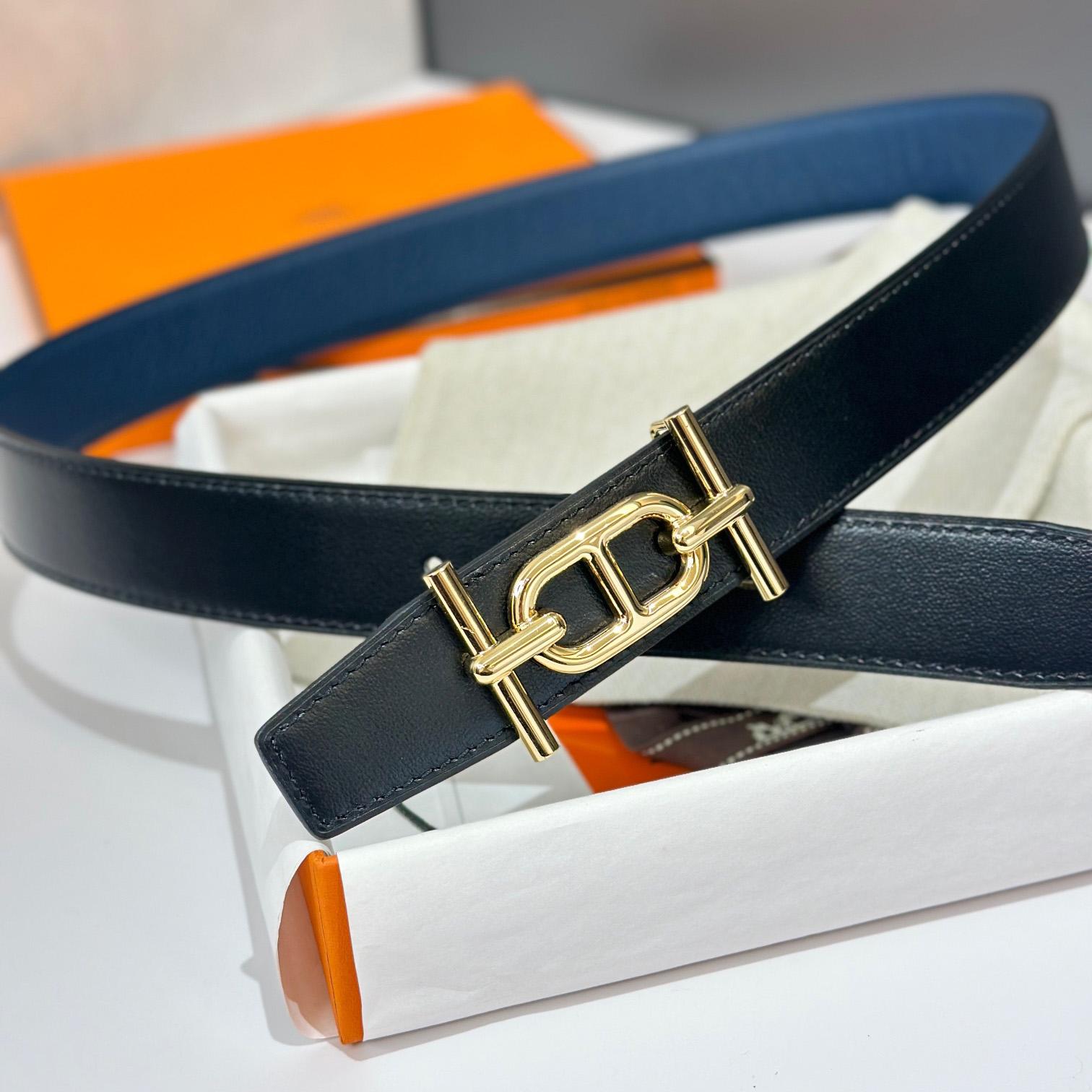 Hermes Ancre Buckle & Reversible Leather Strap 32mm - 