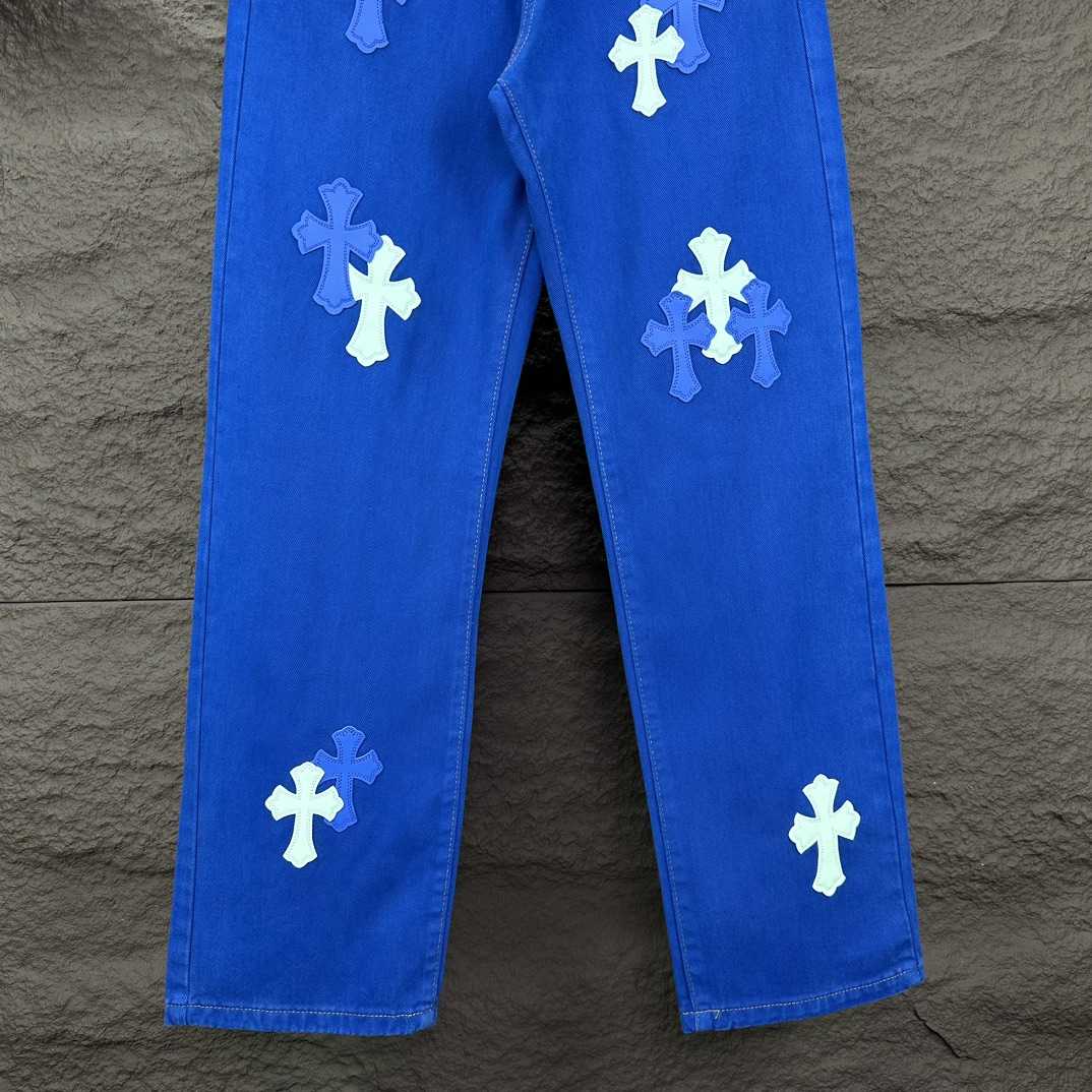 Chrome Hearts Straight Leg Jeans - 
